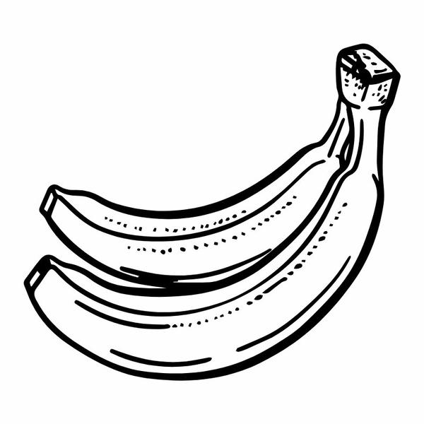 tô màu quả chuối 11