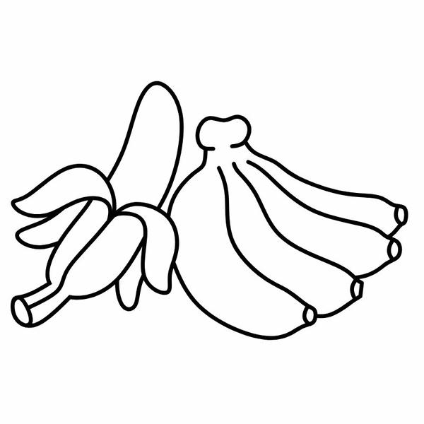 tô màu quả chuối 12