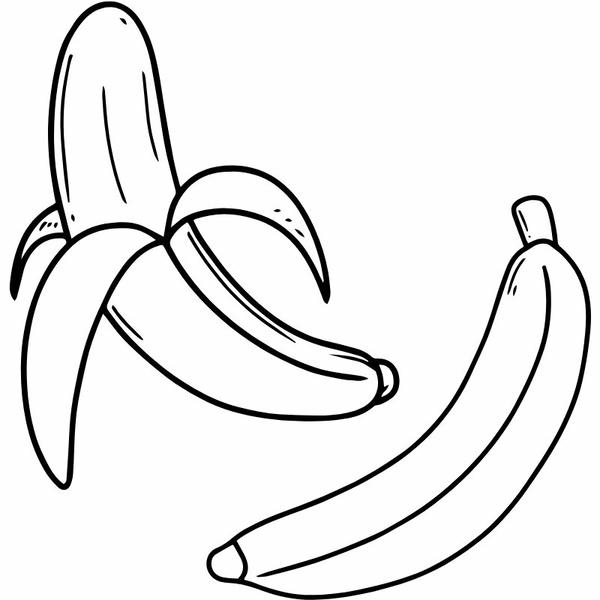 tô màu quả chuối 21