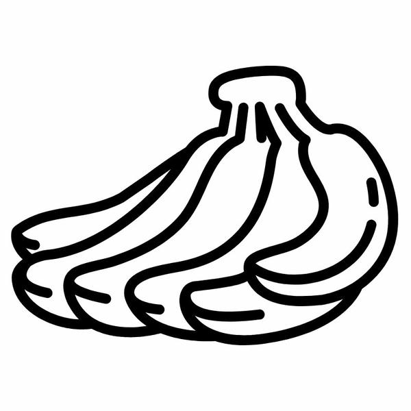 tô màu quả chuối 23