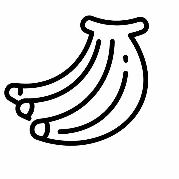 tô màu quả chuối 25