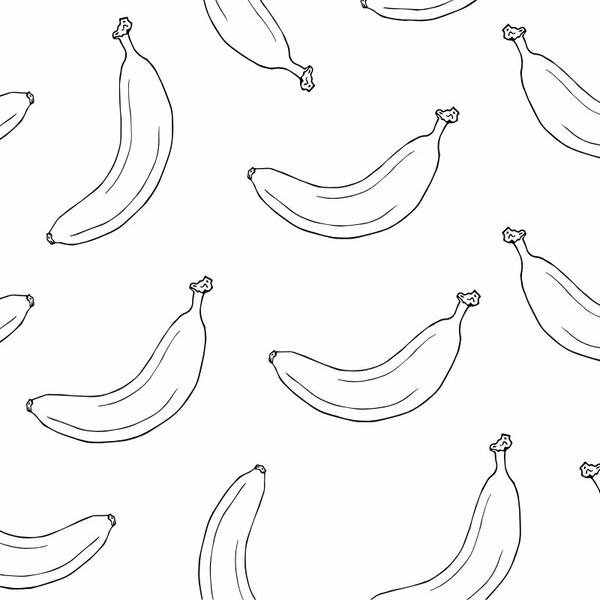 tô màu quả chuối 26