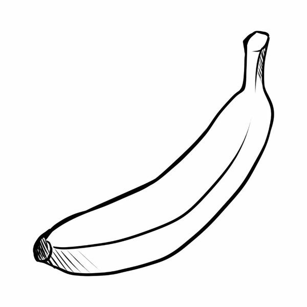 tô màu quả chuối 3