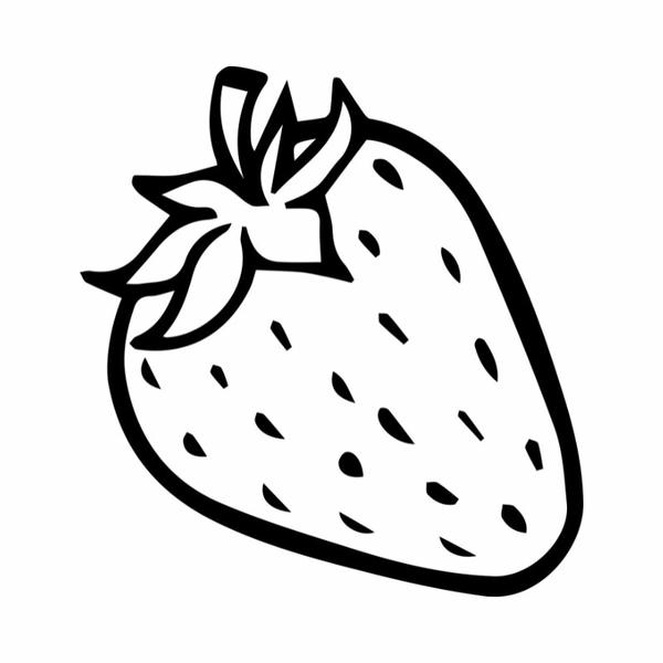 tô màu quả dâu tây 22