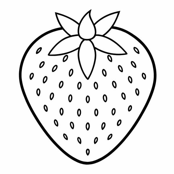 tô màu quả dâu tây 24