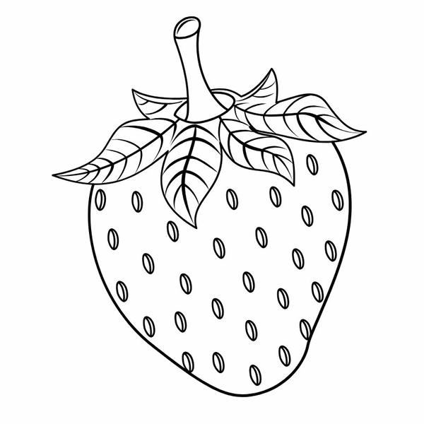 tô màu quả dâu tây 25