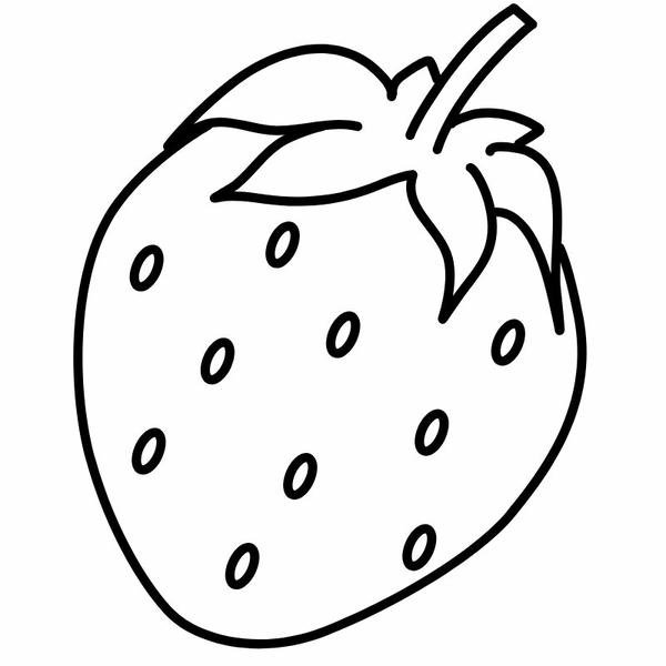 tô màu quả dâu tây 4