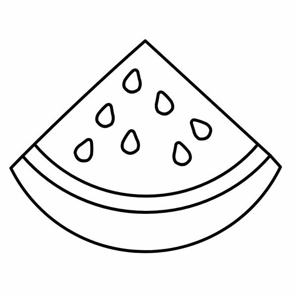 tô màu quả dưa hấu 20