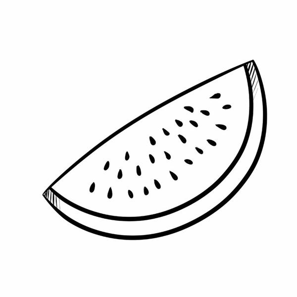 tô màu quả dưa hấu 21