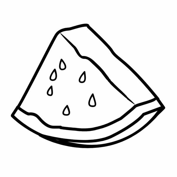 tô màu quả dưa hấu 9