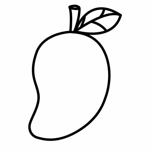 tô màu quả xoài 2