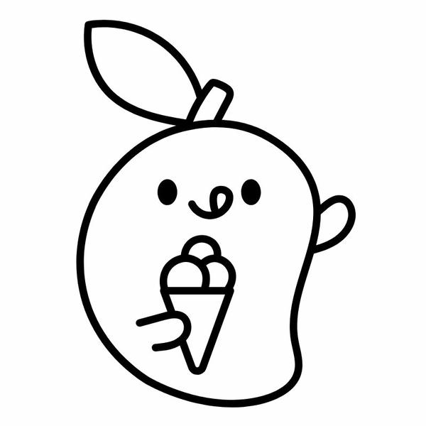 tô màu quả xoài 22