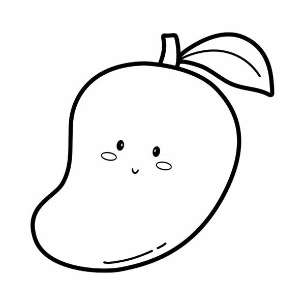 tô màu quả xoài 27