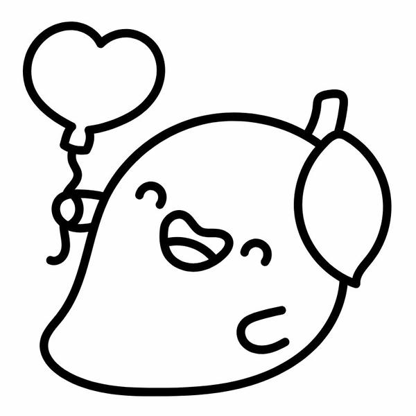 tô màu quả xoài 29