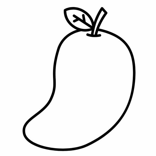 tô màu quả xoài 3