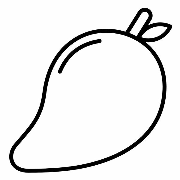 tô màu quả xoài 4