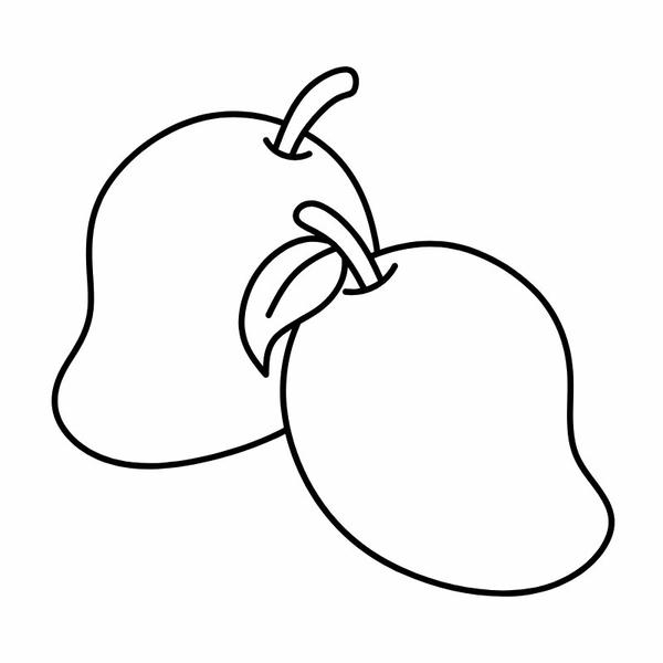 tô màu quả xoài 7