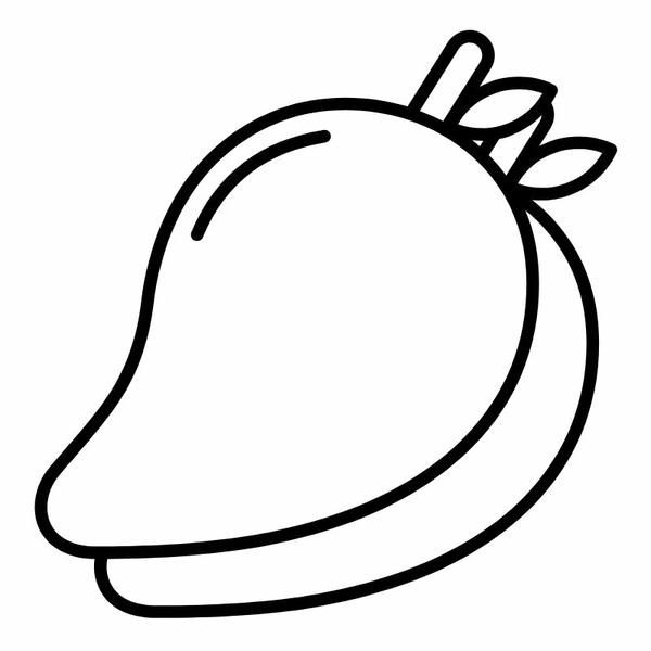 tô màu quả xoài 9