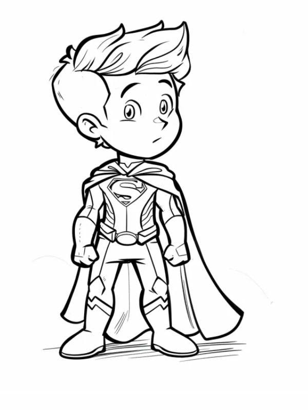 tô màu superman 10