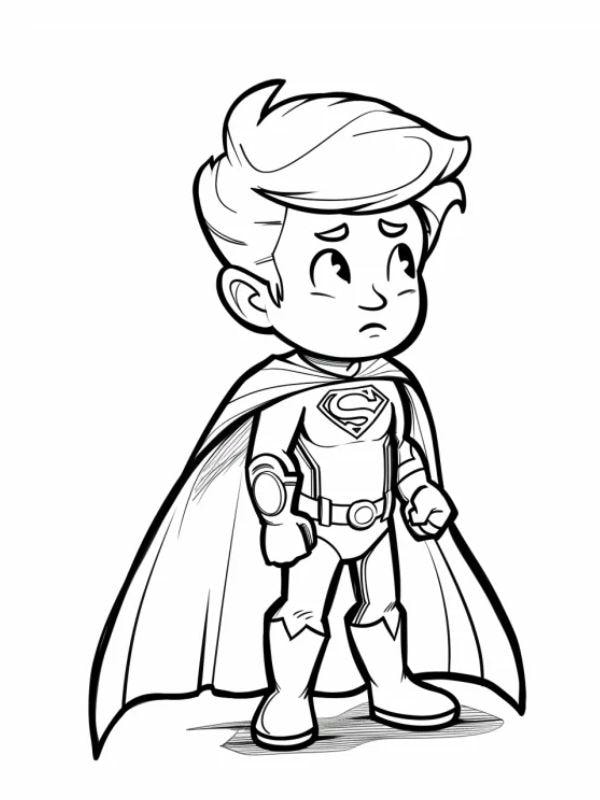 tô màu superman 11