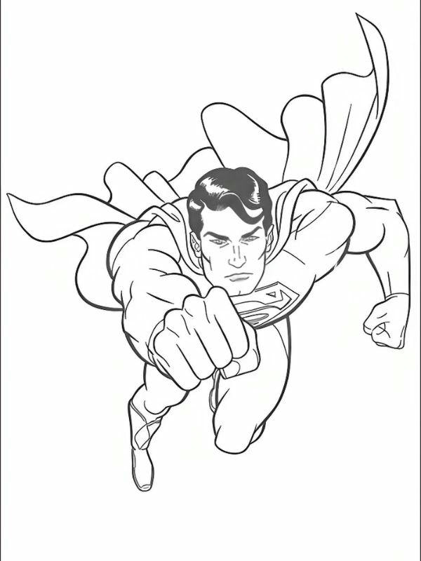 tô màu superman 15