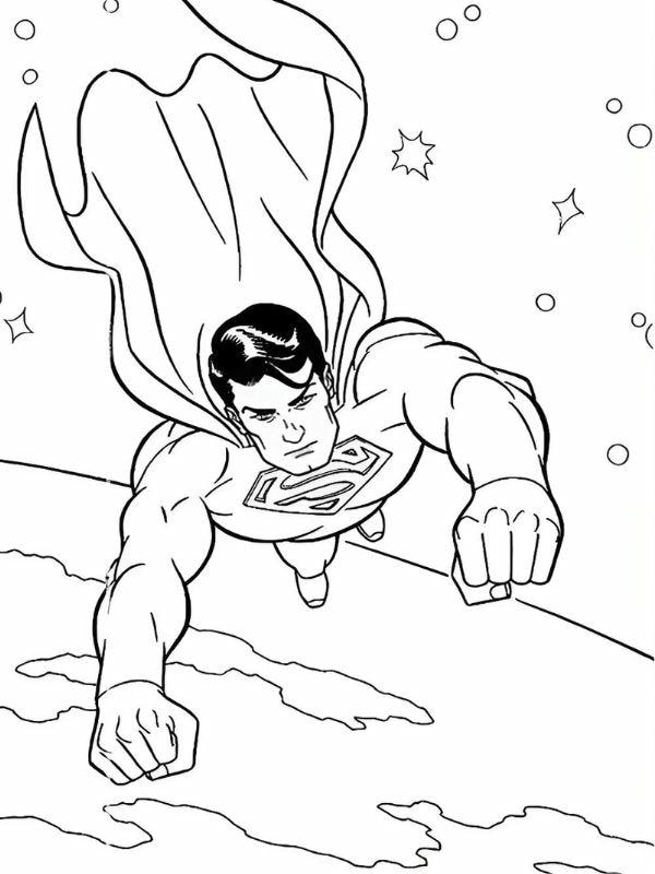 tô màu superman 17