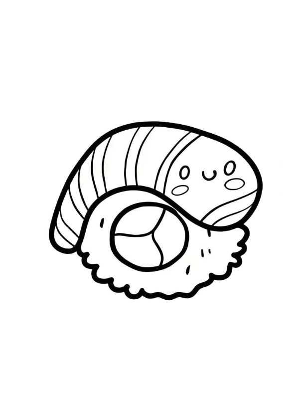 tô màu sushi 31