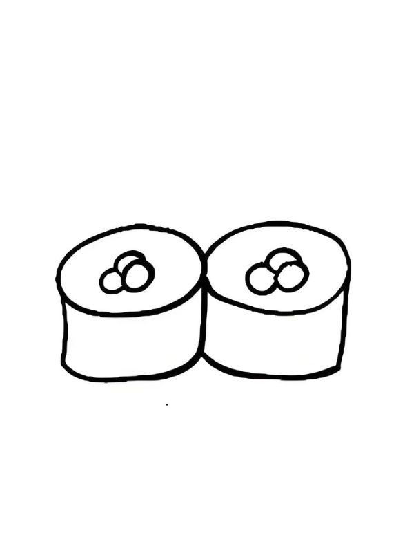 tô màu sushi 9