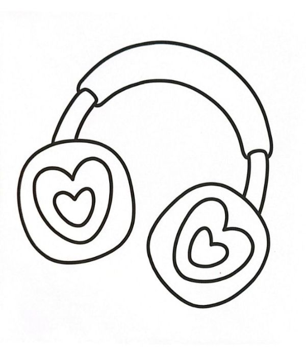 tô màu tai nghe 25