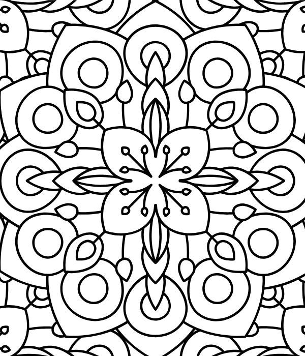 tô màu trang trí hình vuông 17