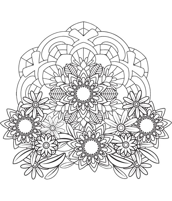 tô màu trang trí hình vuông 19