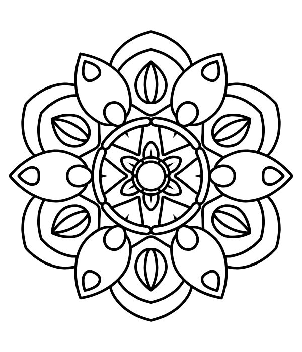 tô màu trang trí hình vuông 21