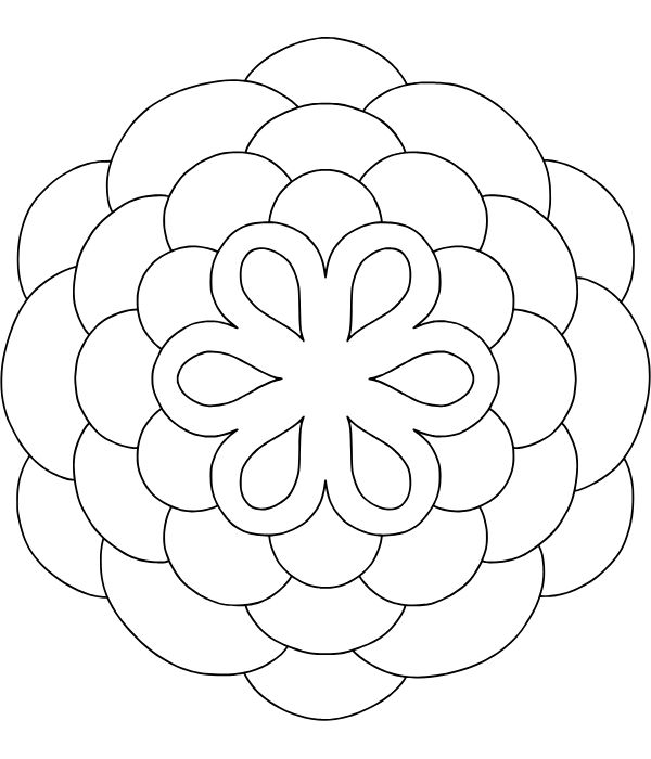 tô màu trang trí hình vuông 26