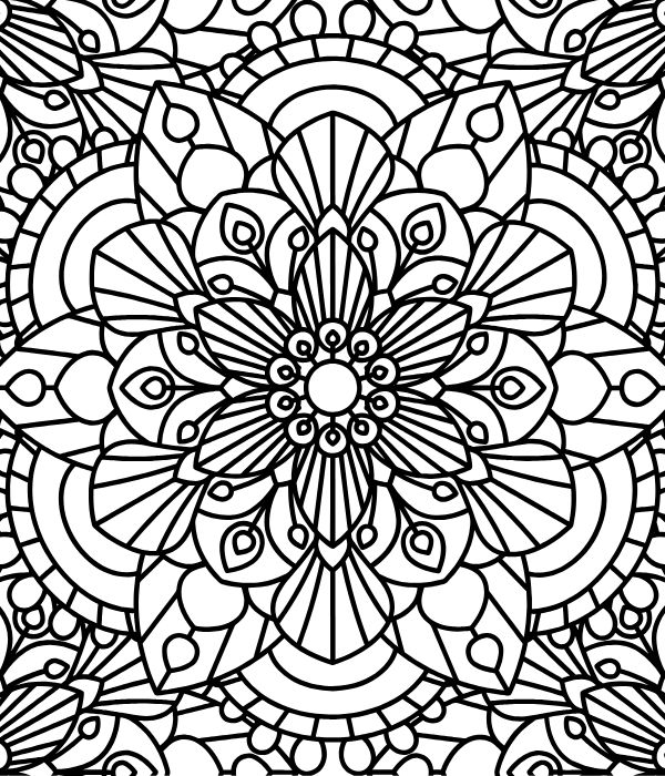 tô màu trang trí hình vuông 27