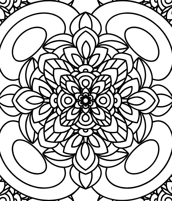 tô màu trang trí hình vuông 29