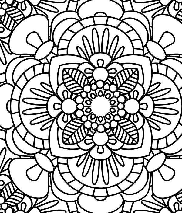 tô màu trang trí hình vuông 31