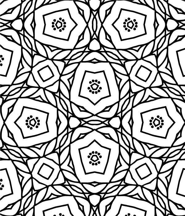 tô màu trang trí hình vuông 32