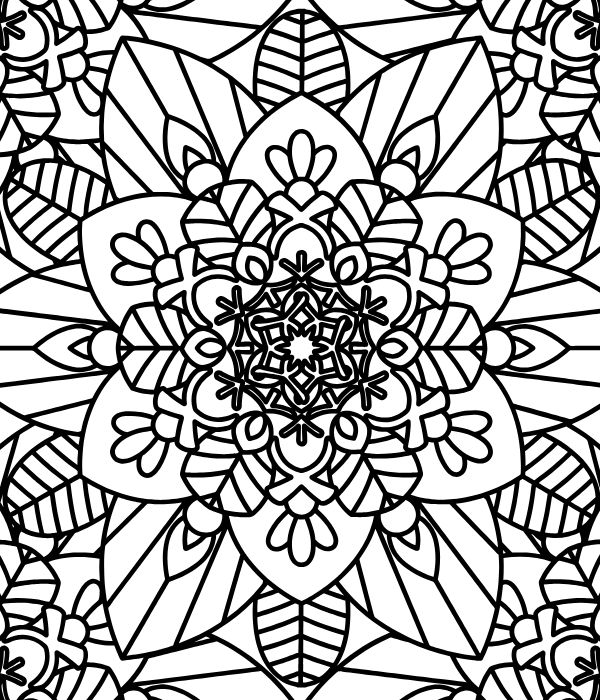 tô màu trang trí hình vuông 33