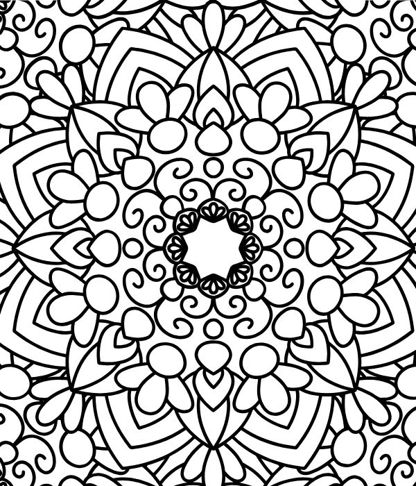 tô màu trang trí hình vuông 34