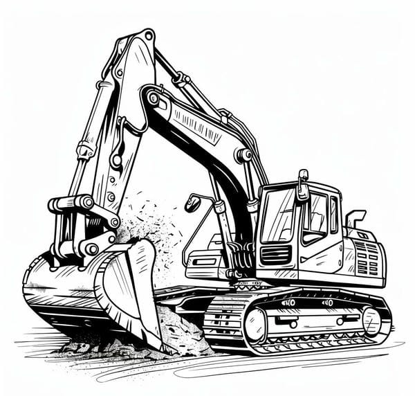 tô màu xe cẩu 14