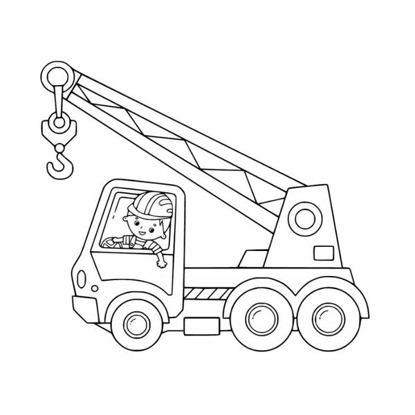 tô màu xe cẩu 22