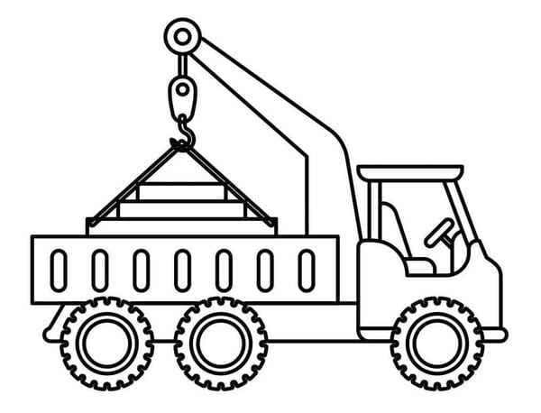 tô màu xe cẩu 24