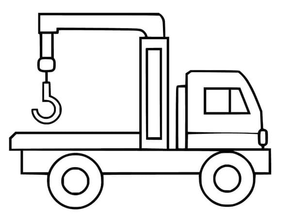 tô màu xe cẩu 25