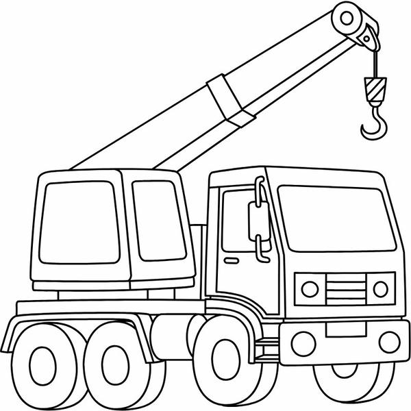 tô màu xe cẩu 5