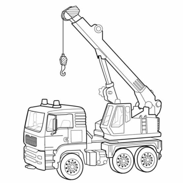 tô màu xe cẩu 8