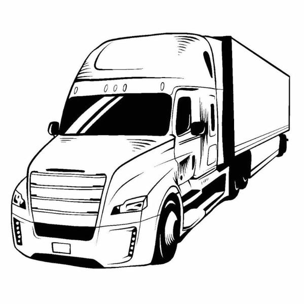 tô màu xe container 14