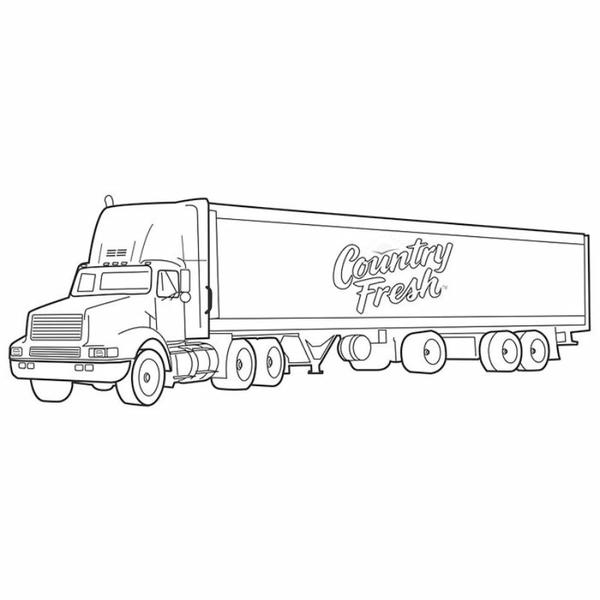 tô màu xe container 17