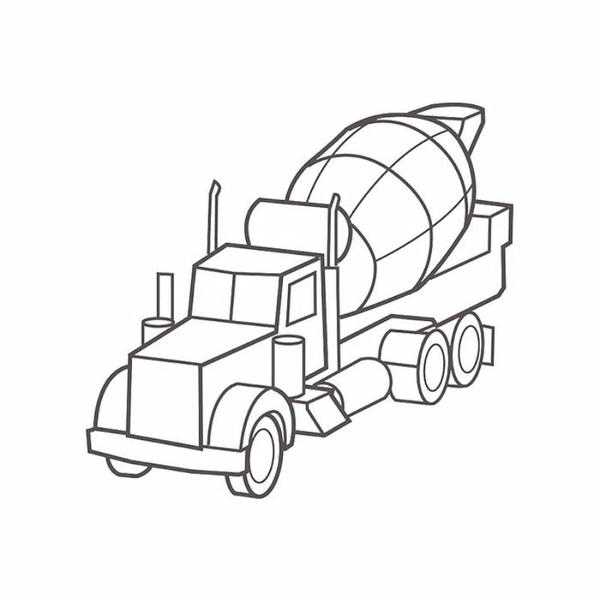 tô màu xe container 18