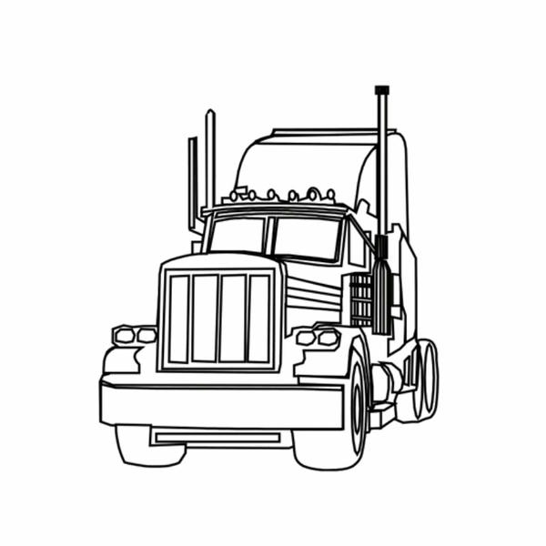 tô màu xe container 22