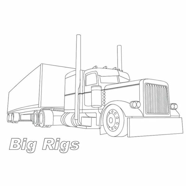 tô màu xe container 24